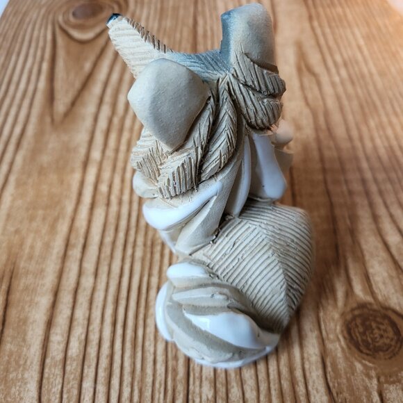 Vintage Artesania Rinconada Collie Dog figurine Handmade Uruguay Ceramic 3" tall - Picture 5 of 15